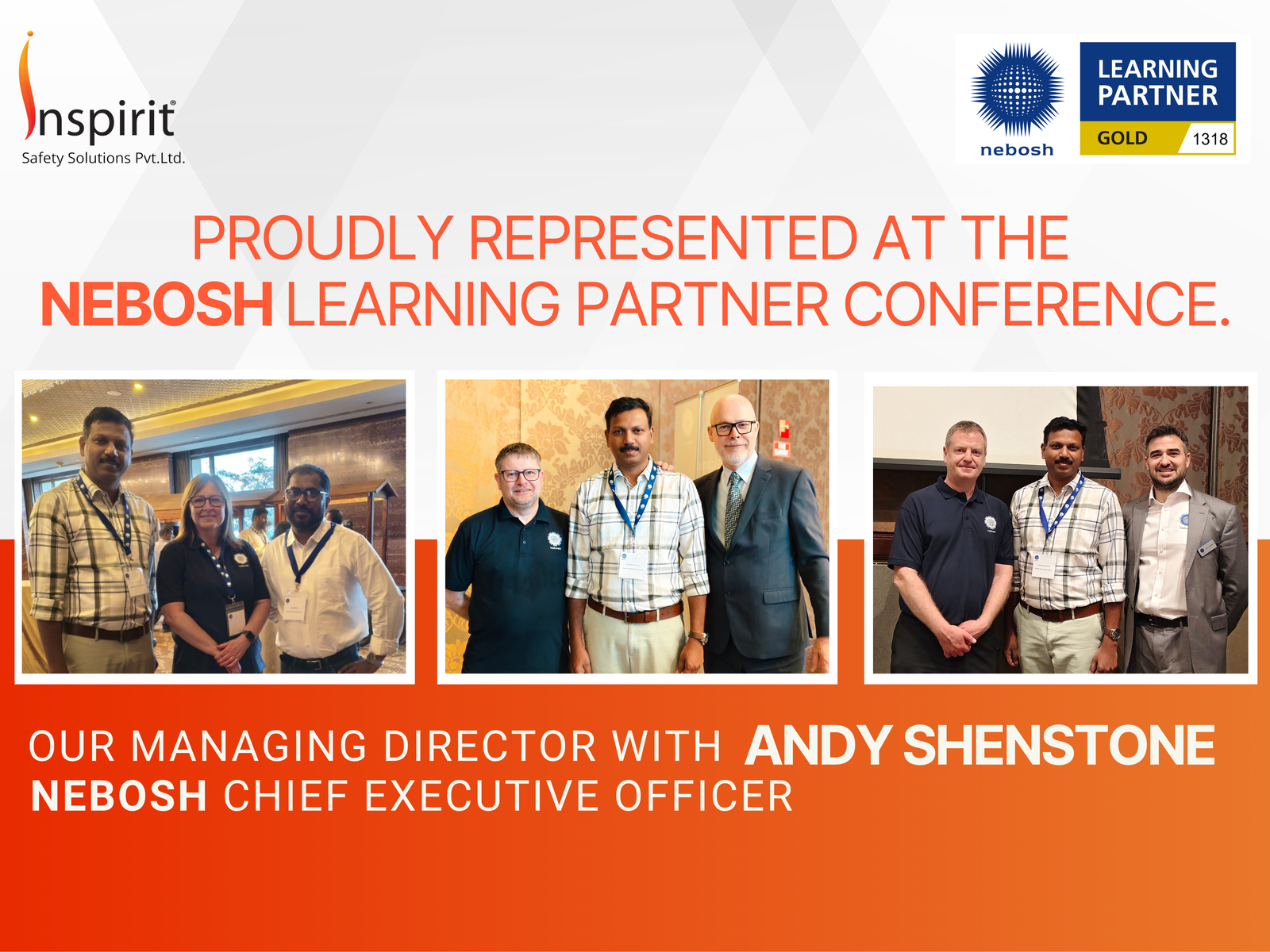 Proudly represented at the NEBOSH Learning Partner Conference